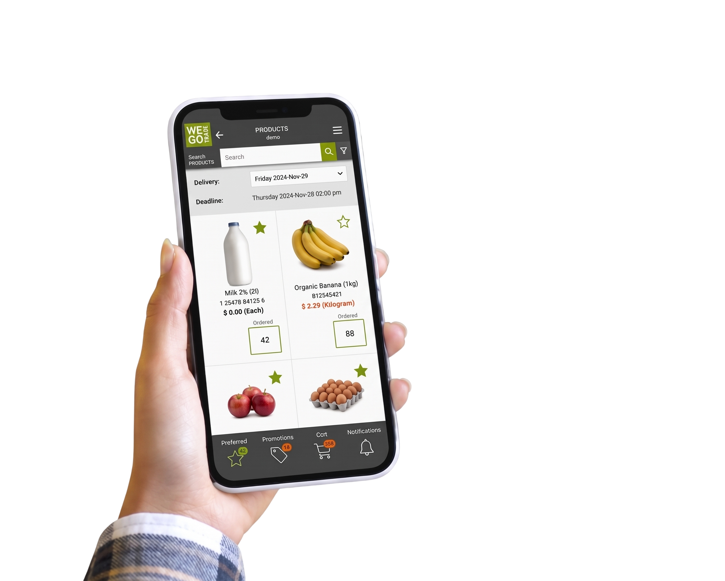 Vos produits, votre liste de prix