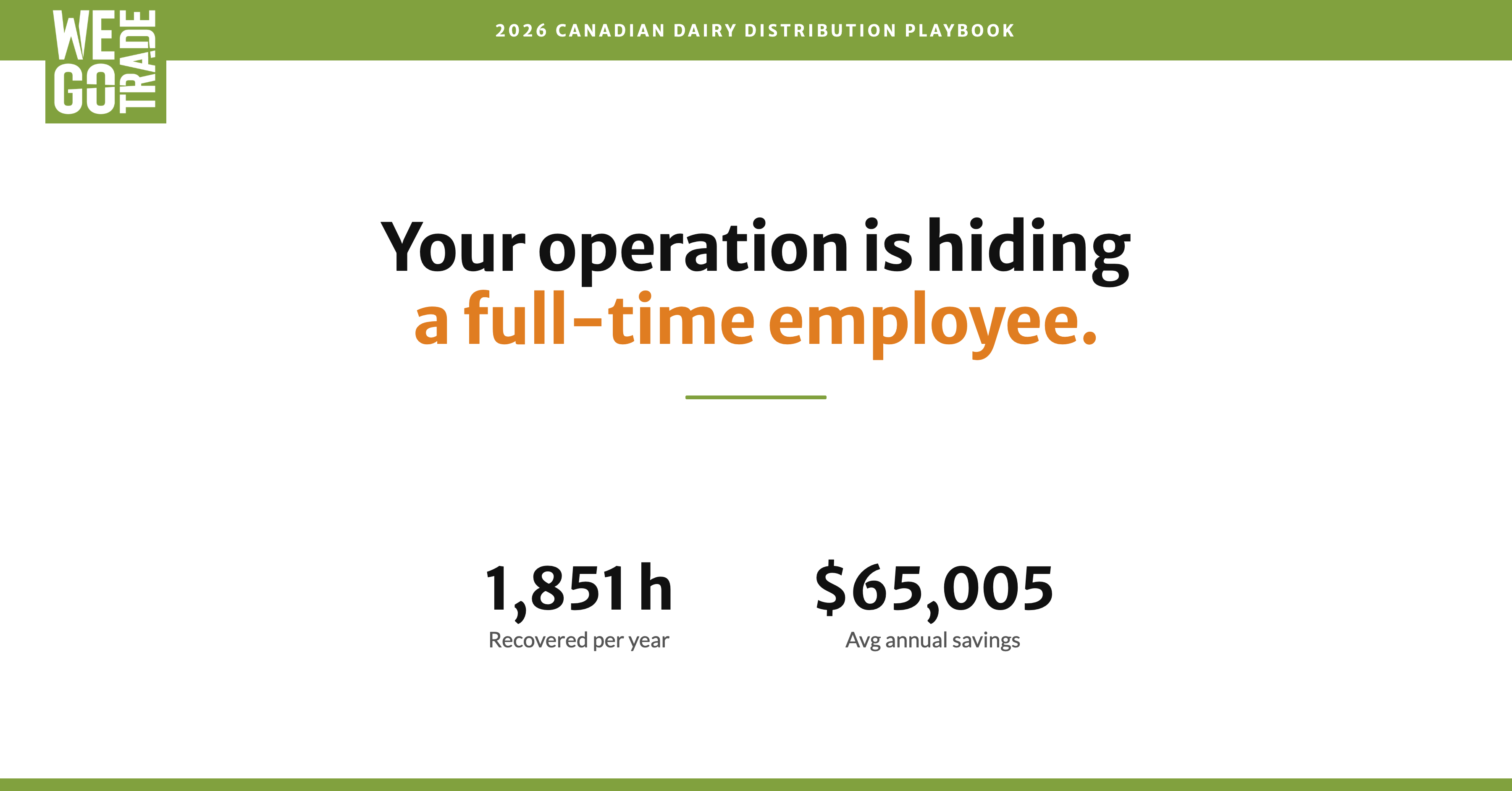  WEGOTRADE 2026 Canadian Dairy Distribution Playbook cover 
